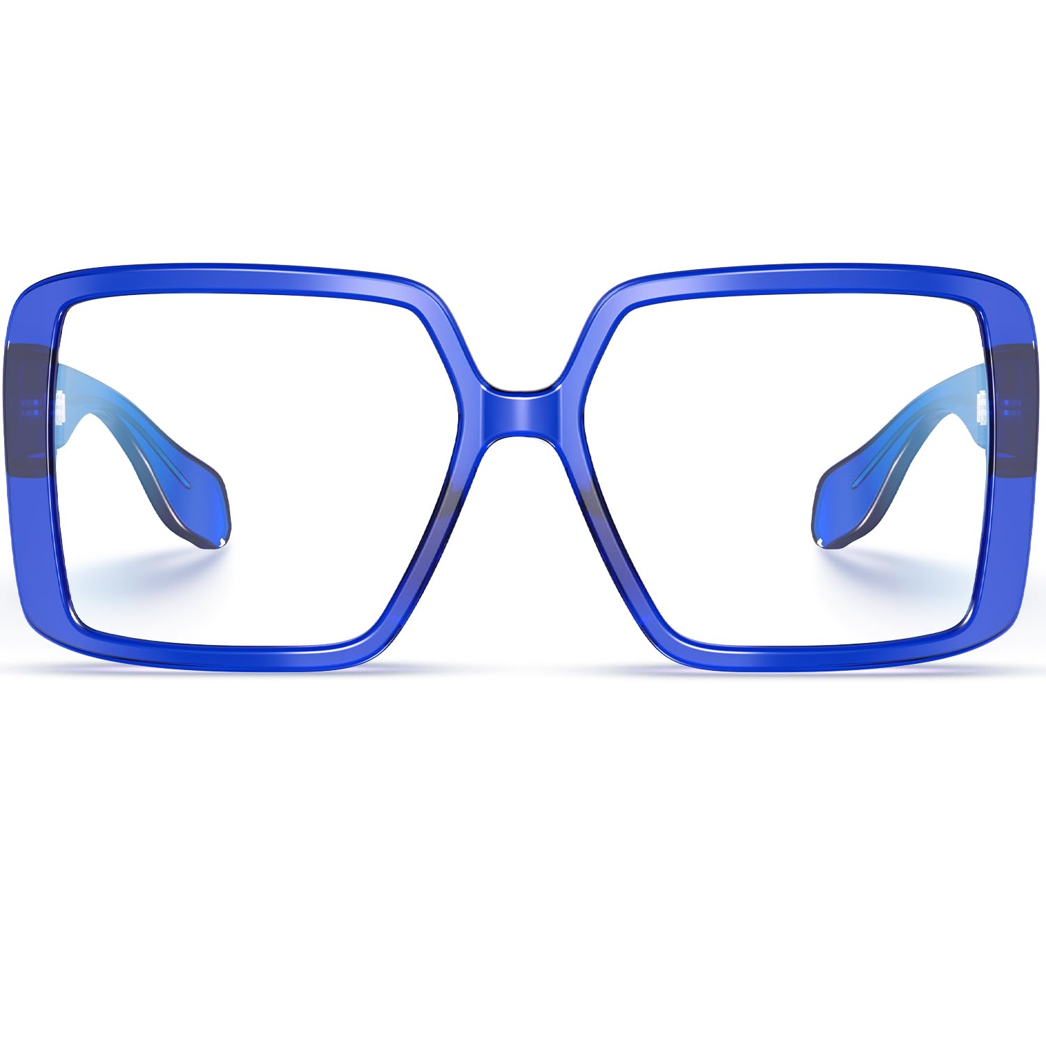 VisoOne Oversized Blue Light Blocking Glasses Women Square Fashion