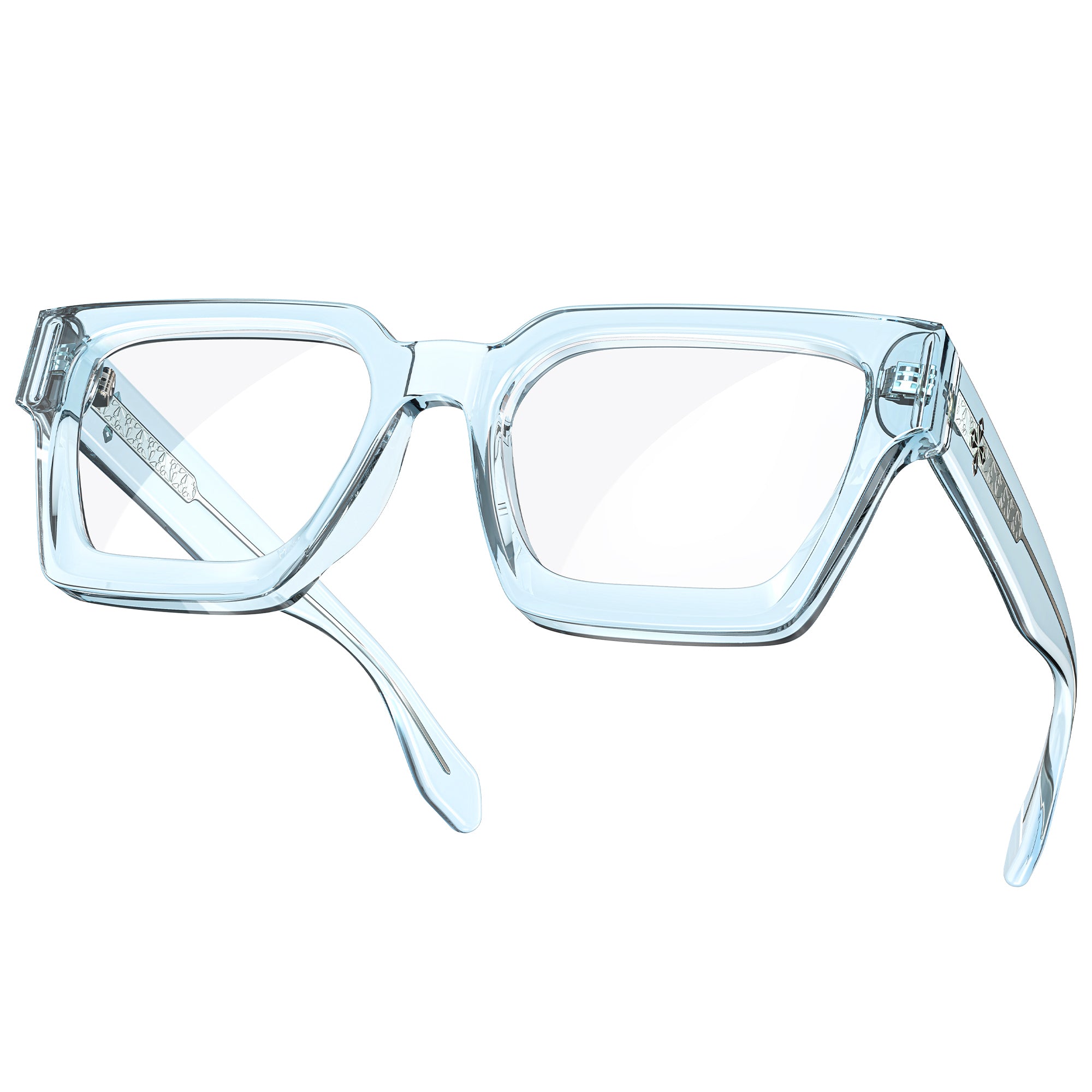 VisoOne River Square Tortoise Blue Light Blocking Glasses 50mm