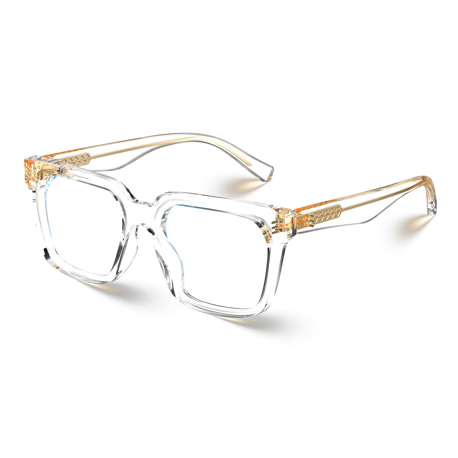 Fashionable Blue Light Blocking Glasses Anti Glare Square Eyeglass