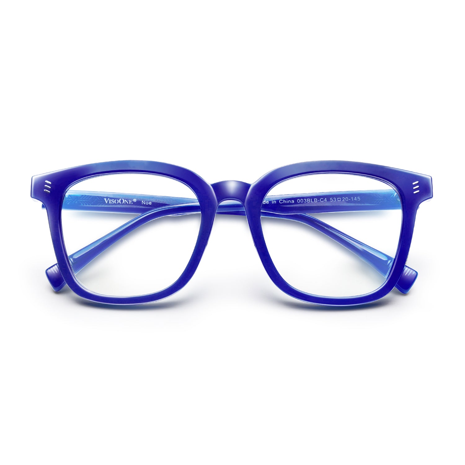 VisoOne River Square Tortoise Blue Light Blocking Glasses 50mm
